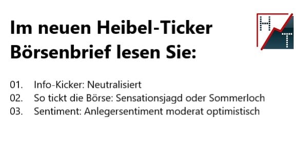 Heibel-Ticker Info-Kicker + Impulse an der Börse wurden neutralisiert