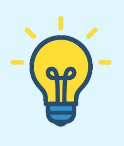Glühbirne als Symbol für Ideen und Verständnis bei KI-Aktien